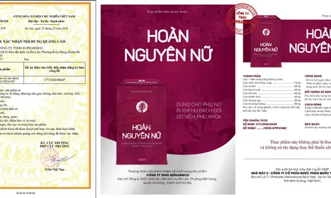 Thực phẩm Hoàn Nguyên Nữ không phải thuốc chữa bệnh phụ khoa, người dùng cần thận trọng